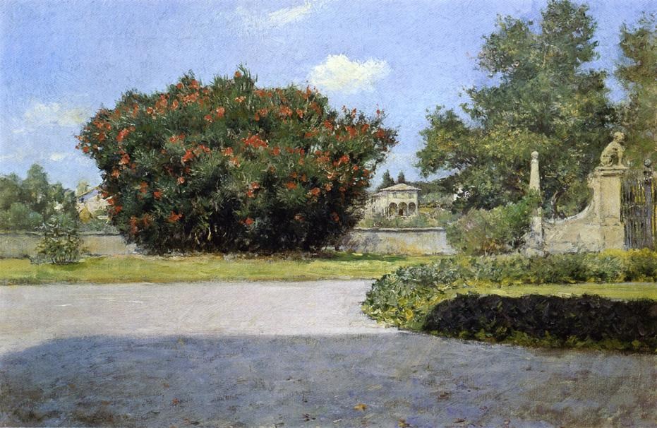 William Merritt Chase The Big Oleander